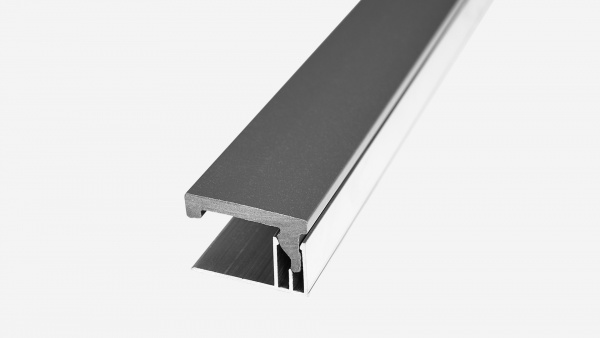 Профиль стартовый Groentec 3000x40x20 мм Серый Альта-Профиль