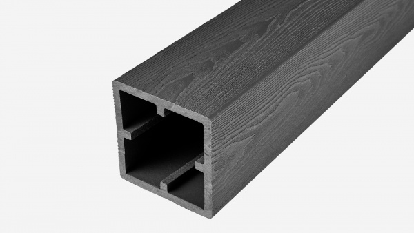 Столб заборный Groentec 3000x120x120 мм Серый Альта-Профиль