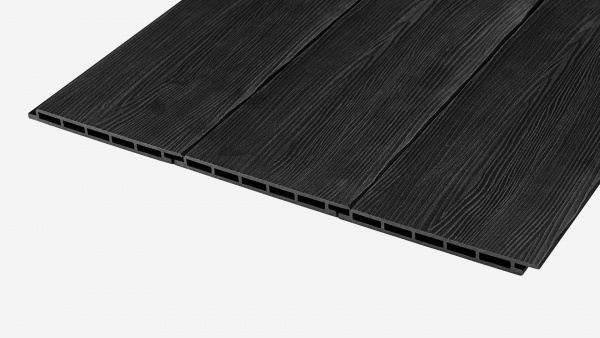 Фасадная панель Groentec 4000x180x14 мм Антрацит Альта-Профиль