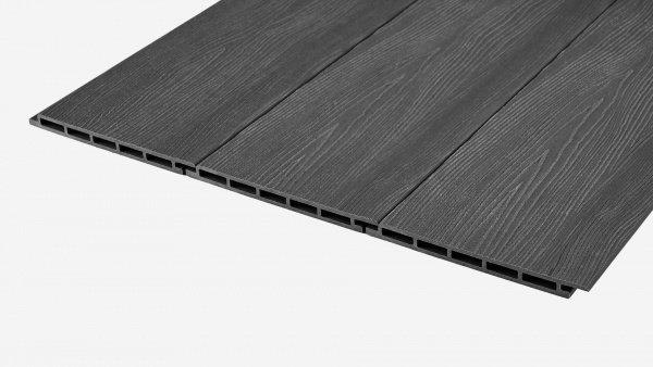 Фасадная панель Groentec 4000x180x14 мм Серый Альта-Профиль